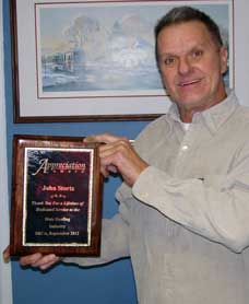 John Stortz presented with Lifetime Achievement Award