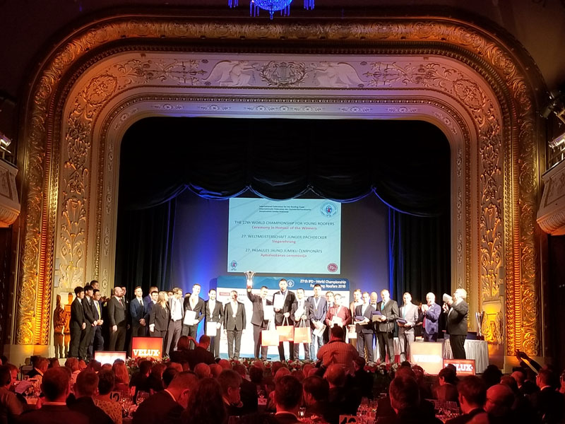 The Slate Roofing Contractors Association of North America Inc. was at the International Federation for the Roofing Trades Congress in Riga, Latvia in 2018. The Slate Roofing Contractors Association of North America Inc. was at the International Federation for the Roofing Trades Congress in Riga, Latvia in 2018.
